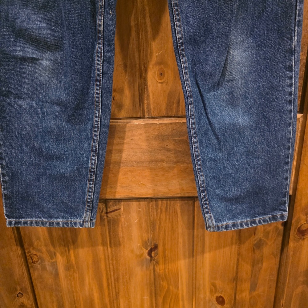 Levi's 550 Jeans Women 12 Medium Blue Excellent Relaxed Fit Tapered High Rise - Picture 2 of 9